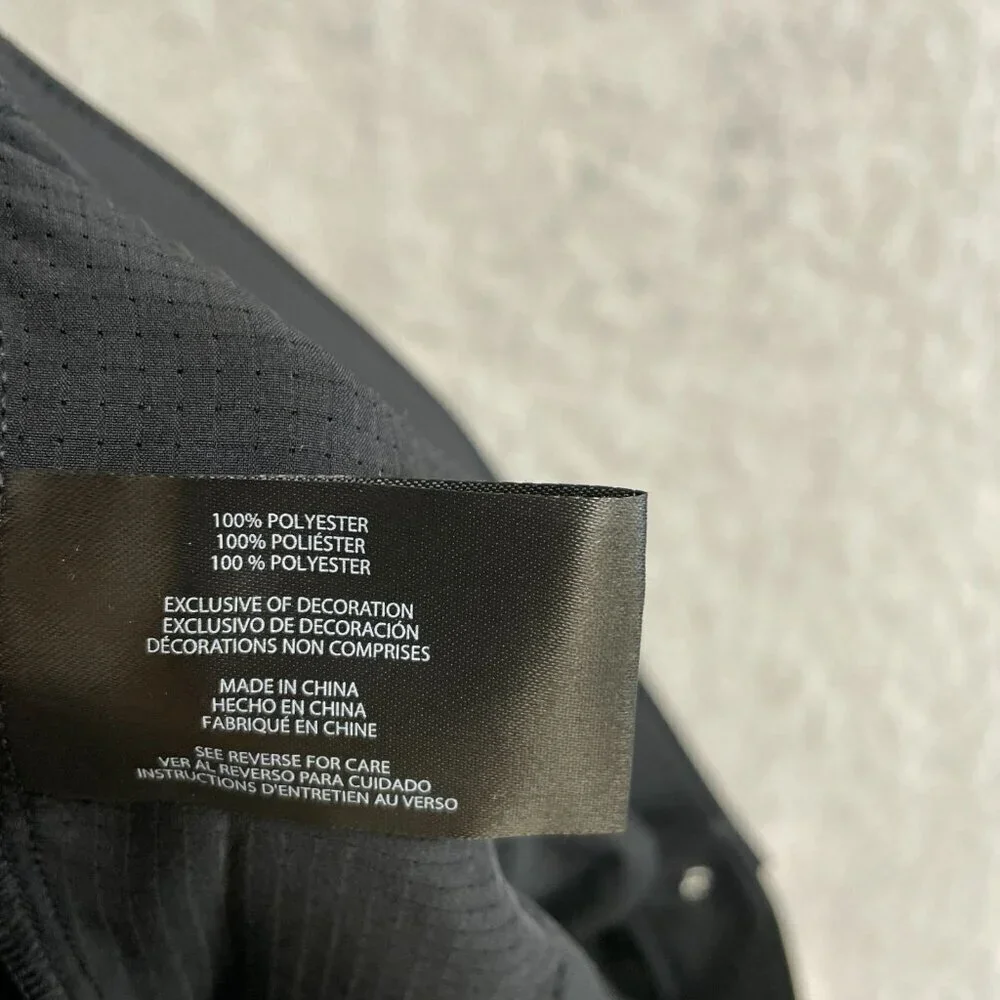 NEW Banana Republic Men's 40x32 Flat Front Pants Black Polyester G1366